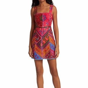 Farm Rio Bandana Mini Dress Size S